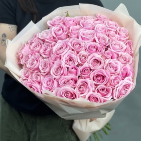 Букет из 55 роз Аваланж (60 см) в Звенигороде