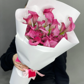 Монобукет из 21 каллы в Звенигороде