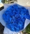 Букет из 51 синей розы Эквадор (60 см) в Звенигороде