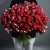 Букет из 51 кустовой рубиновой розы (50 см) в Звенигороде