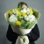 Букет "Фисташка" из роз, хризантем и маттиол в Звенигороде