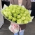 Букет 51 лаймовая роза (40 см) в Звенигороде