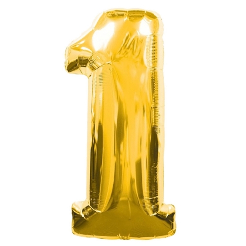 Шар гелиевый цифра 1 (40х102 см) в Звенигороде