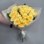 Букет из 21  из пионовидной розы Баттеркап (60 см) в Звенигороде