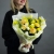 Букет "Мимозка" из нарциссов, диантусов и мимозы в Звенигороде