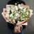 Букет "Полли" из эустом и кустовых пионовидных роз в Звенигороде