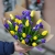 Букет из ирисов и тюльпанов в Звенигороде