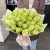 Букет 51 лаймовая роза (40 см) в Звенигороде