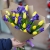 Букет из ирисов и тюльпанов в Звенигороде