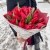 Букет 27 красных тюльпанов в Звенигороде